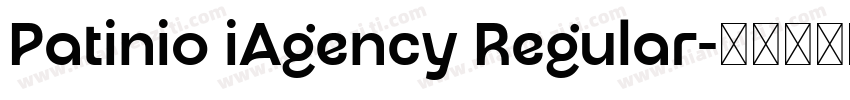 Patinio iAgency Regular字体转换
